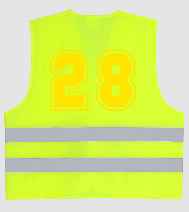  minta neonsárga pólón