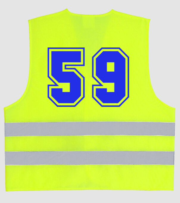  minta neonsárga pólón