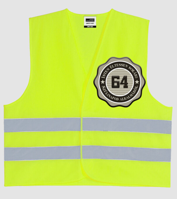  minta neonsárga pólón