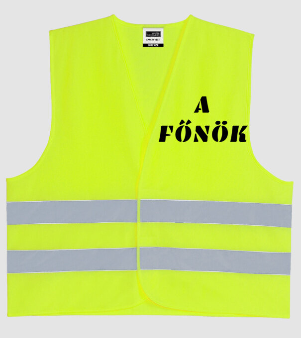  minta neonsárga pólón