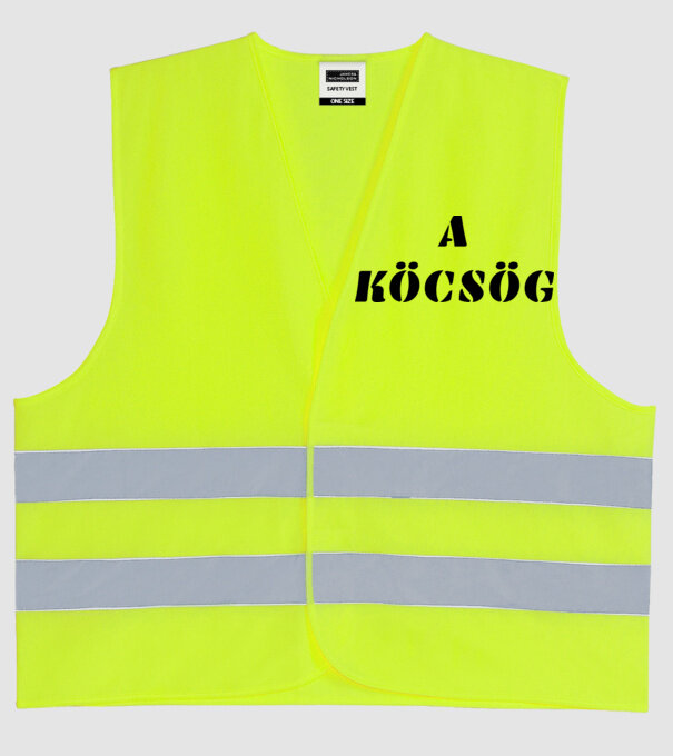  minta neonsárga pólón