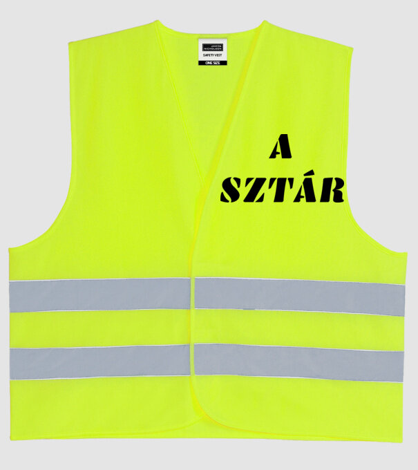  minta neonsárga pólón