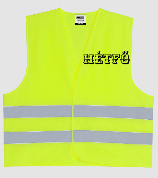  minta neonsárga pólón