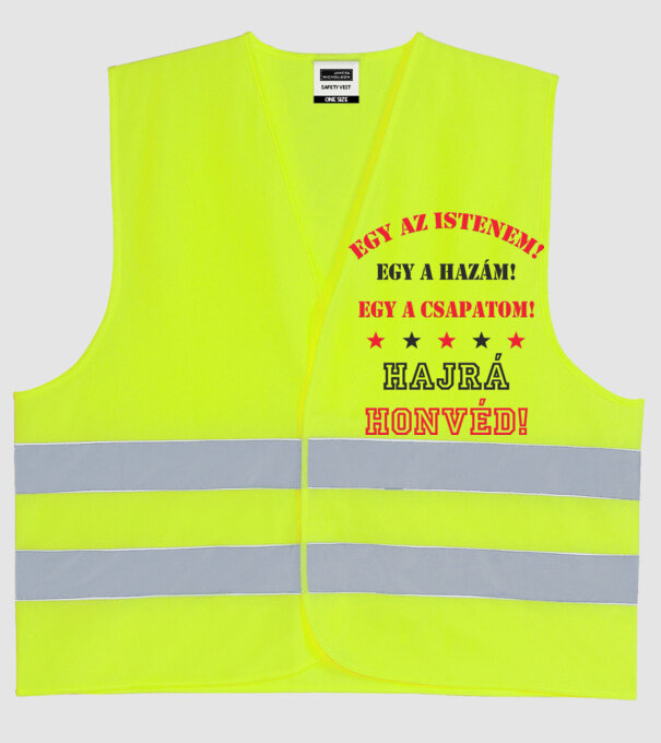  minta neonsárga pólón