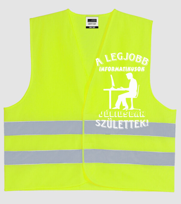  minta neonsárga pólón