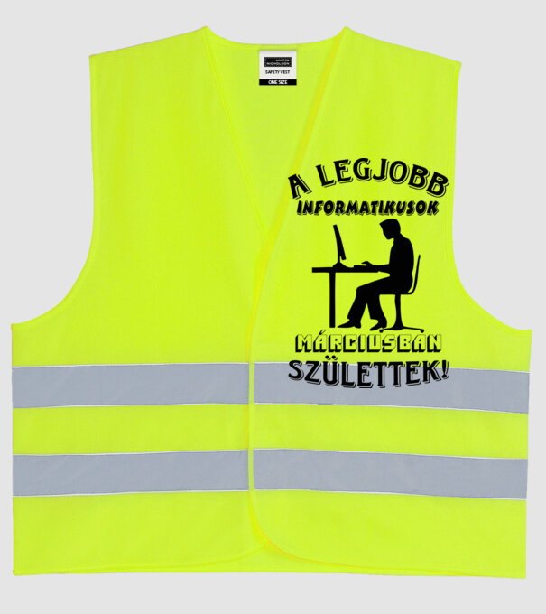  minta neonsárga pólón