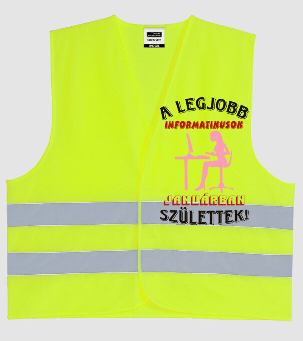  minta neonsárga pólón