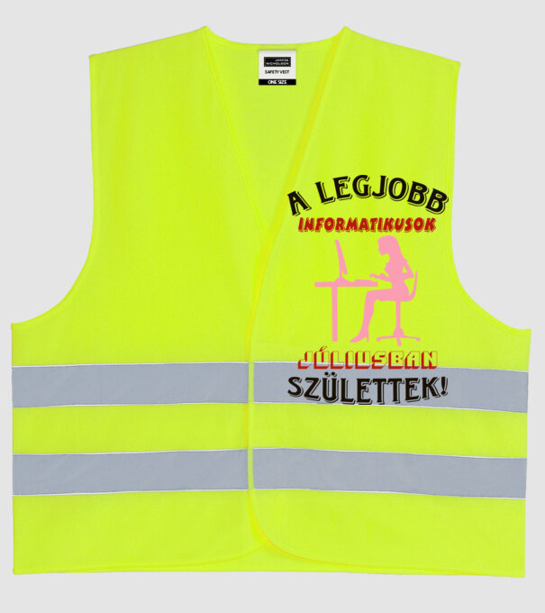  minta neonsárga pólón
