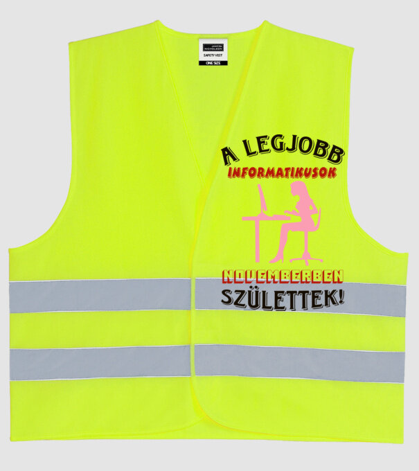  minta neonsárga pólón