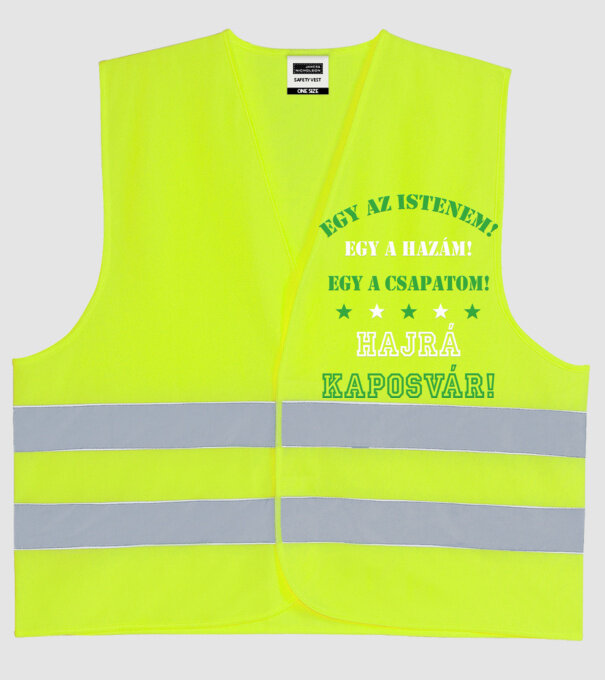  minta neonsárga pólón