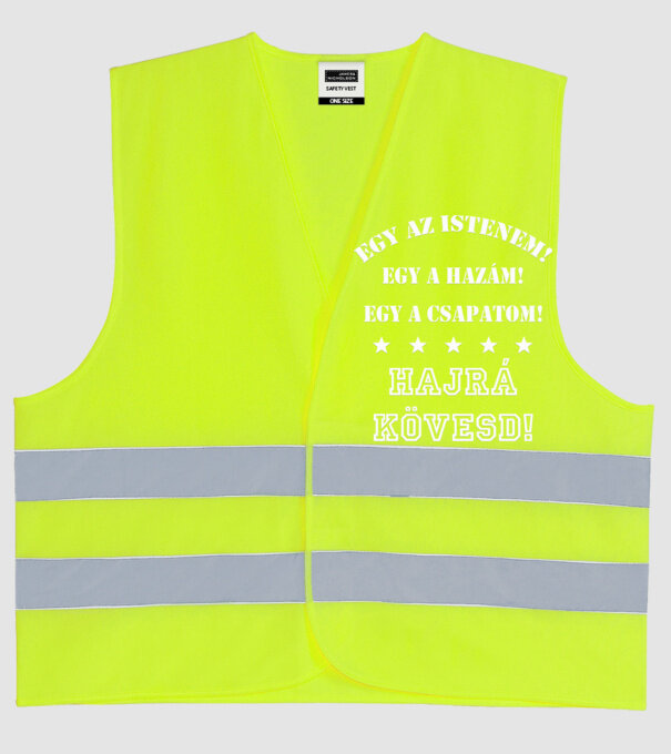  minta neonsárga pólón
