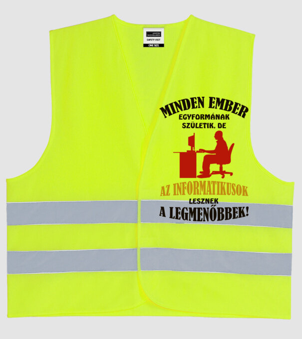  minta neonsárga pólón