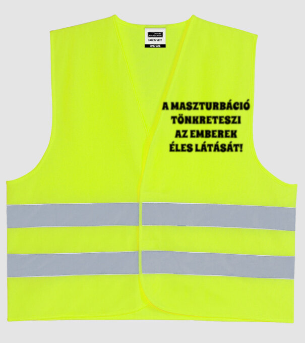  minta neonsárga pólón