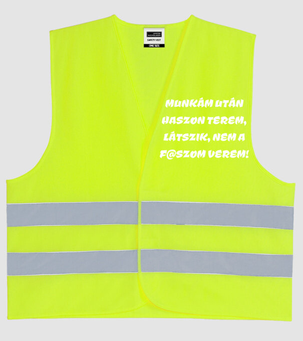  minta neonsárga pólón
