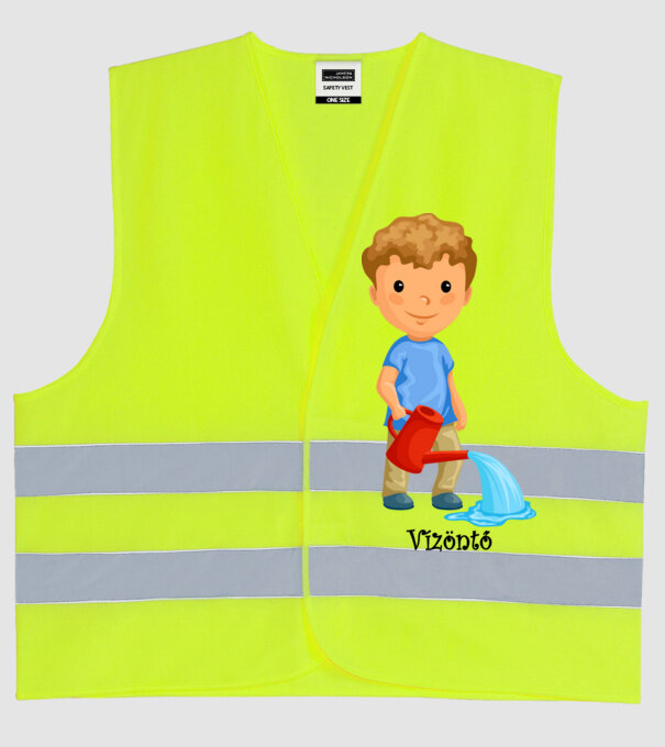  minta neonsárga pólón
