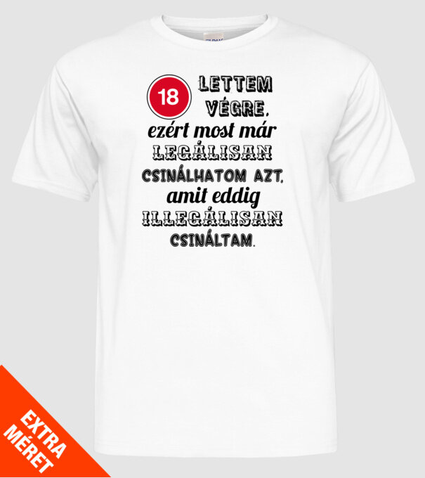  minta fehér pólón