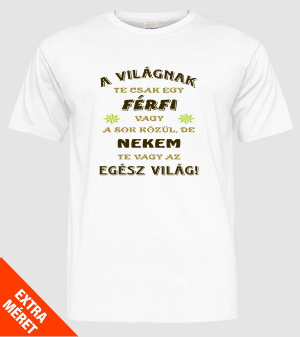  minta fehér pólón
