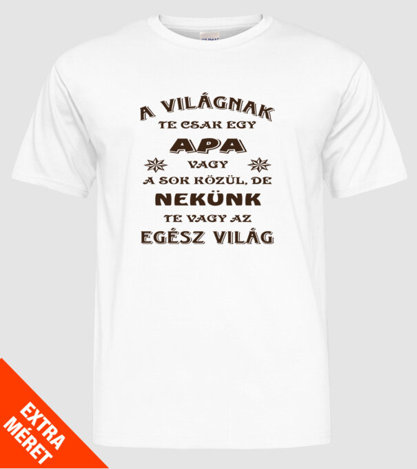  minta fehér pólón