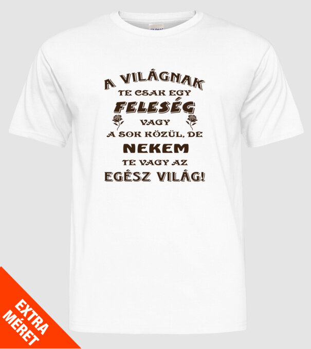  minta fehér pólón