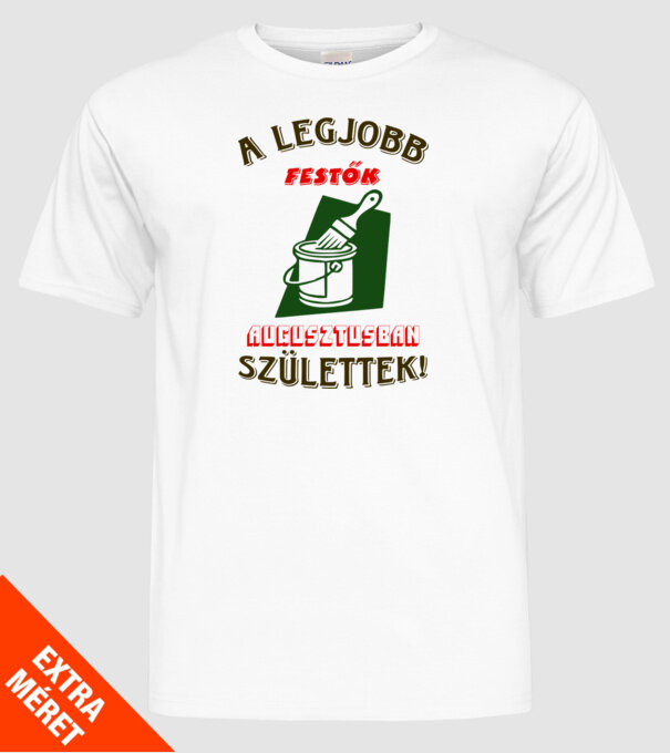  minta fehér pólón