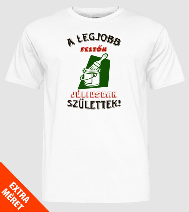  minta fehér pólón