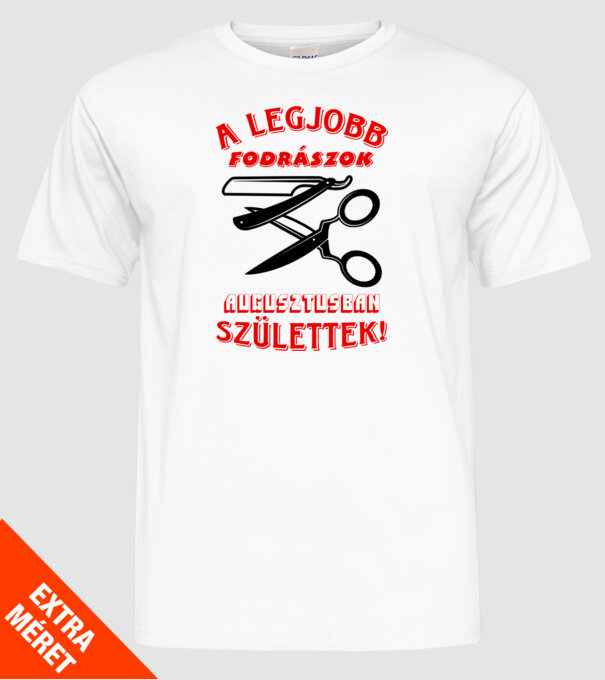  minta fehér pólón
