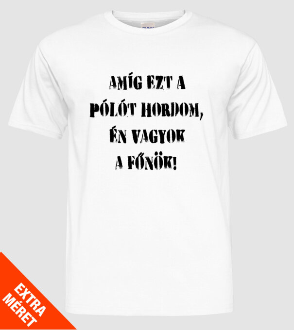  minta fehér pólón