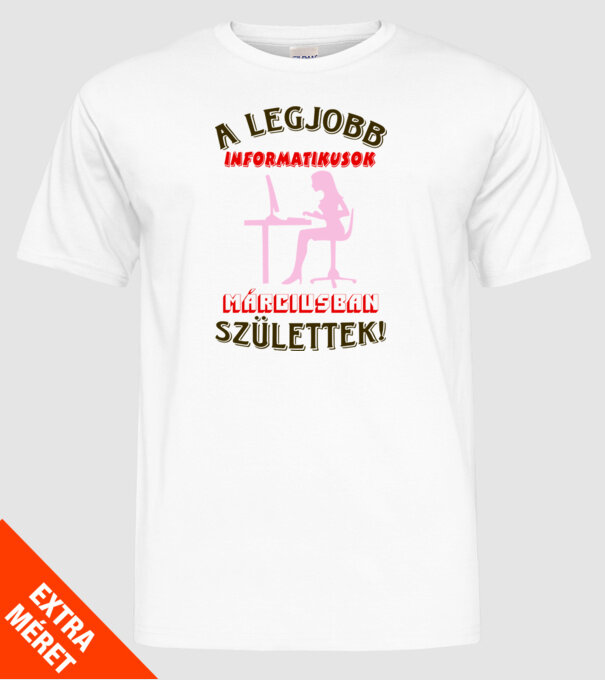  minta fehér pólón