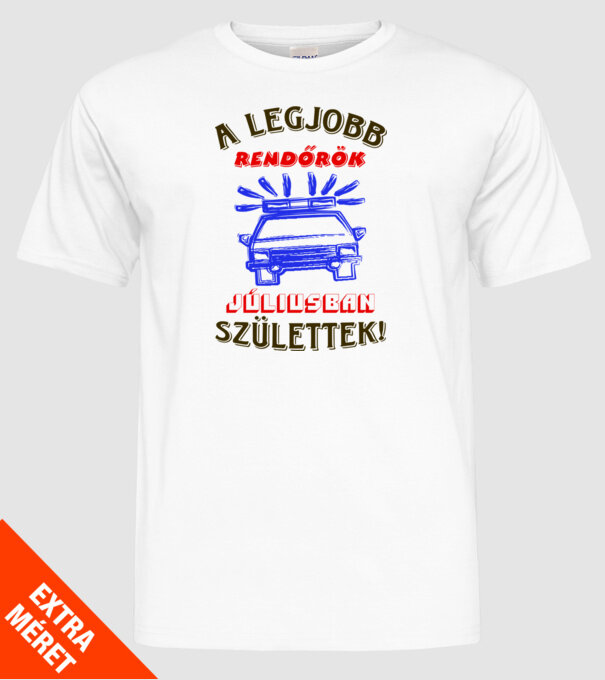  minta fehér pólón