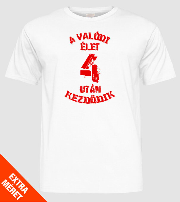  minta fehér pólón