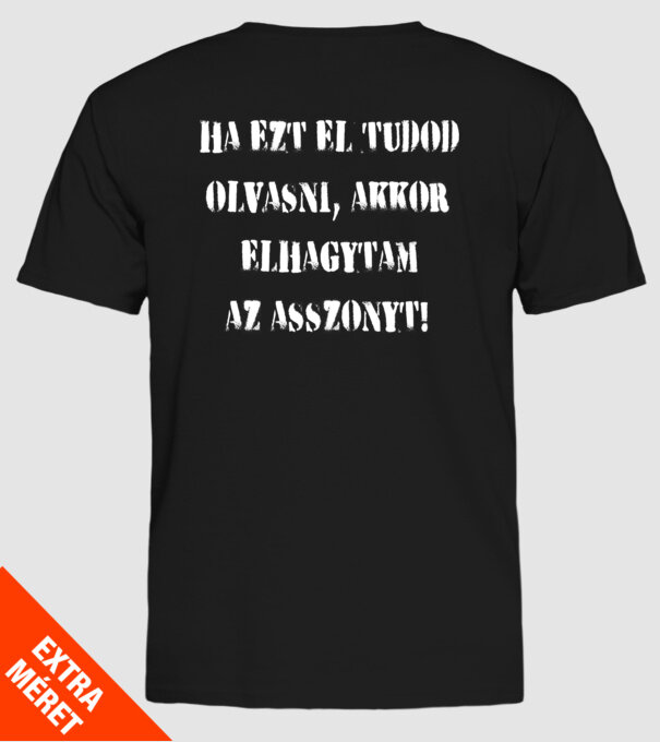  minta fekete pólón