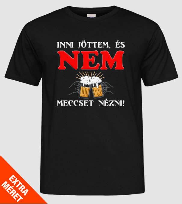  minta fekete pólón