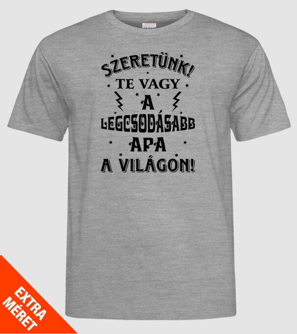  minta szürke pólón