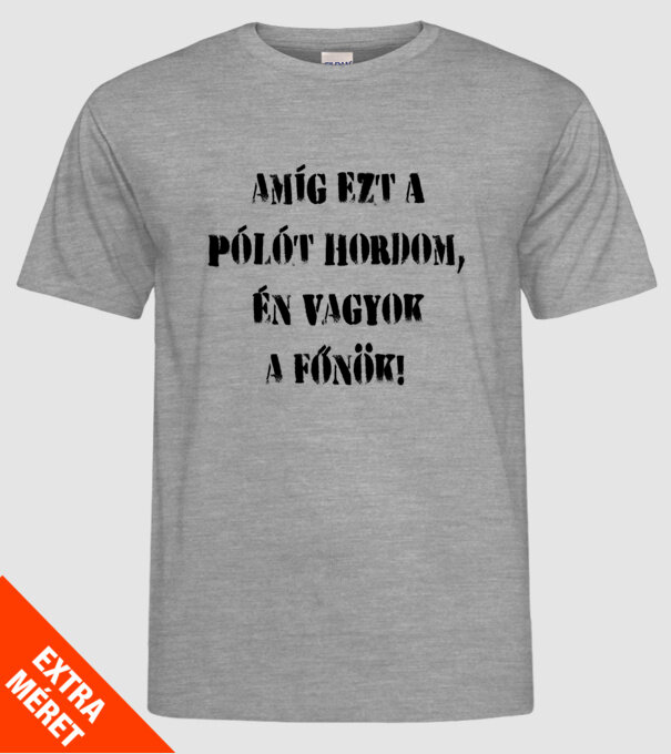  minta szürke pólón