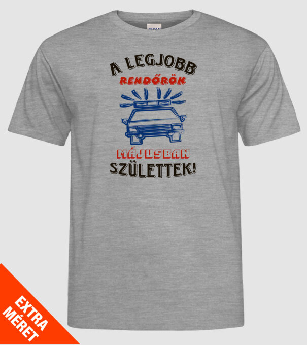  minta szürke pólón