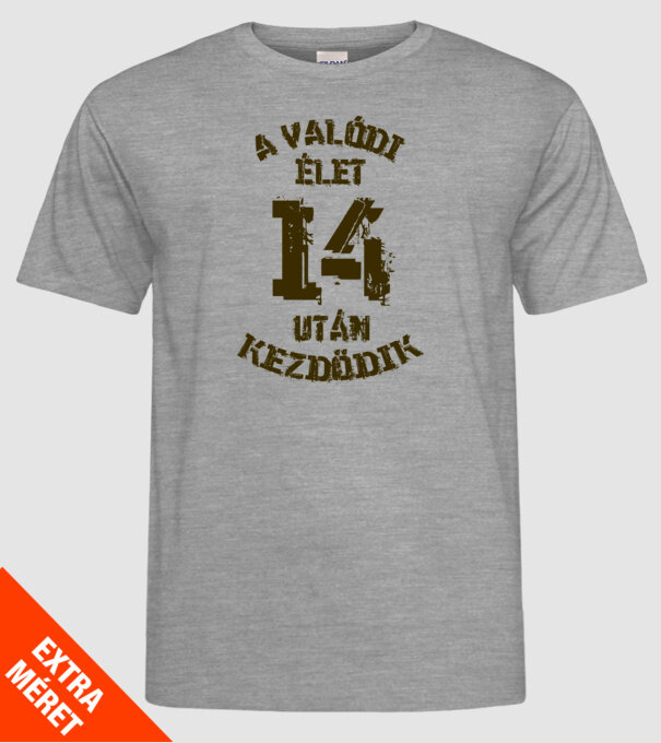  minta szürke pólón