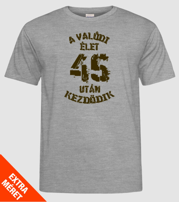  minta szürke pólón