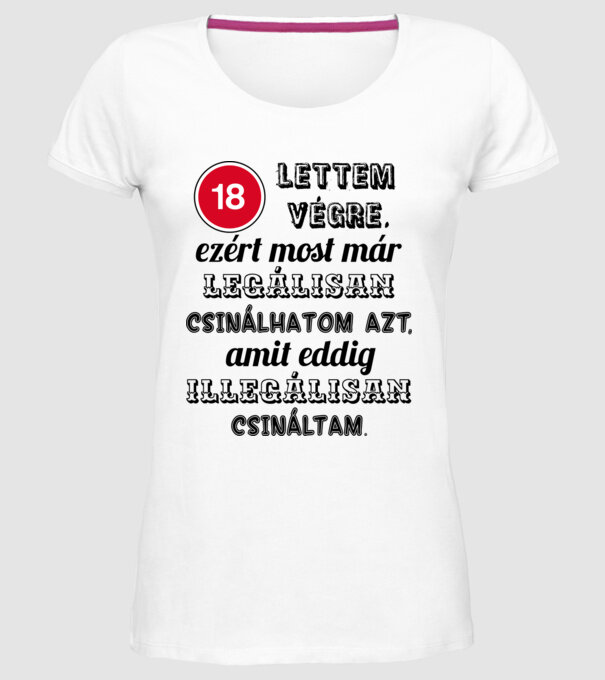  minta fehér pólón