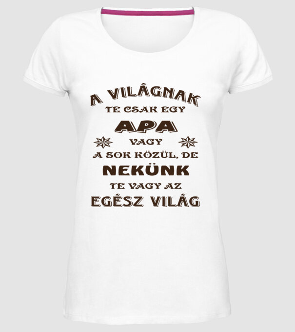  minta fehér pólón