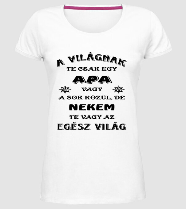  minta fehér pólón