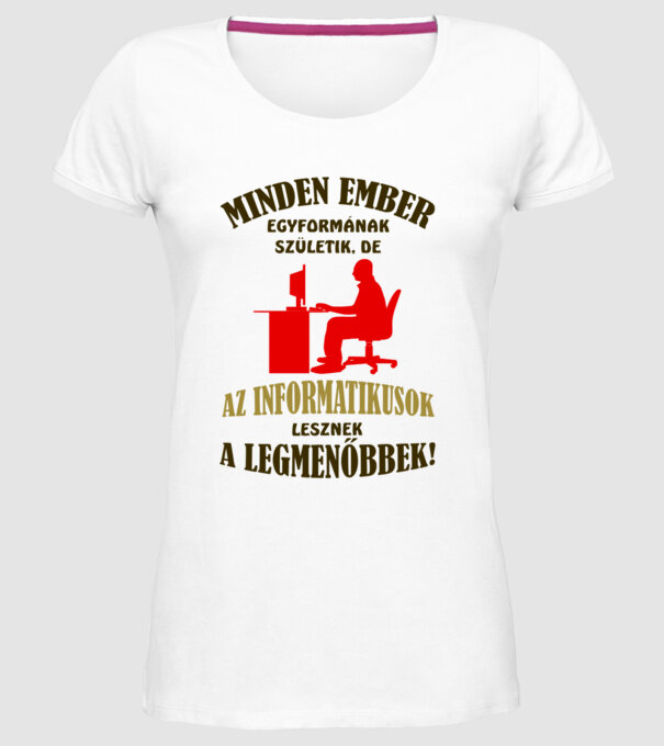  minta fehér pólón