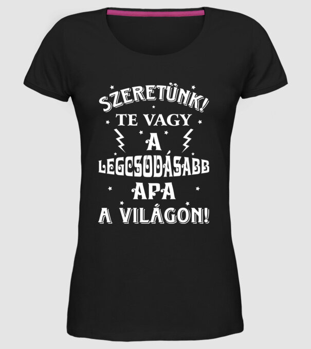  minta fekete pólón