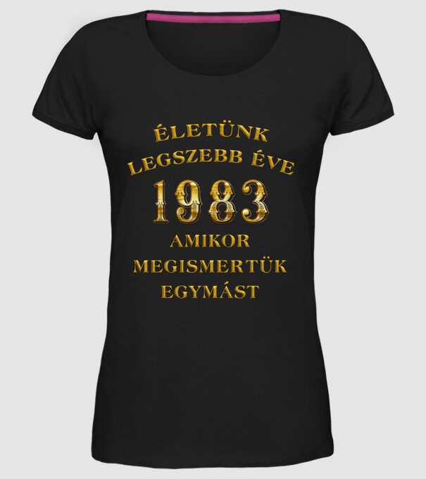  minta fekete pólón
