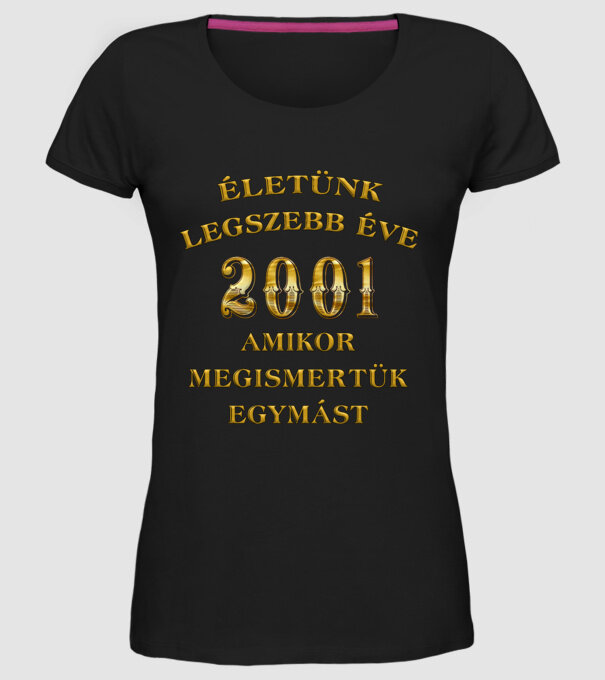  minta fekete pólón