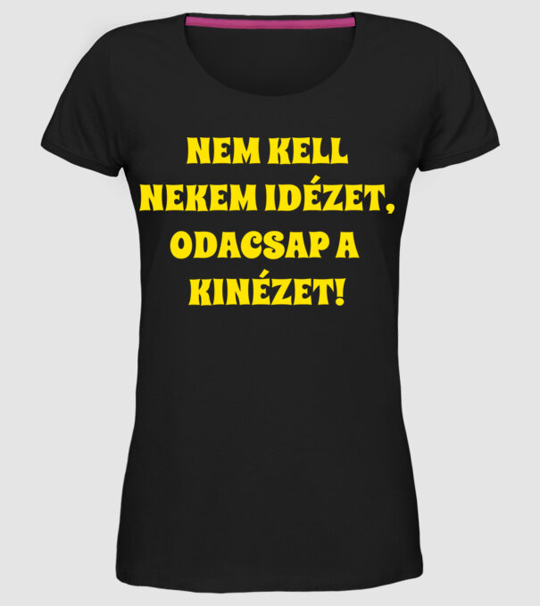  minta fekete pólón