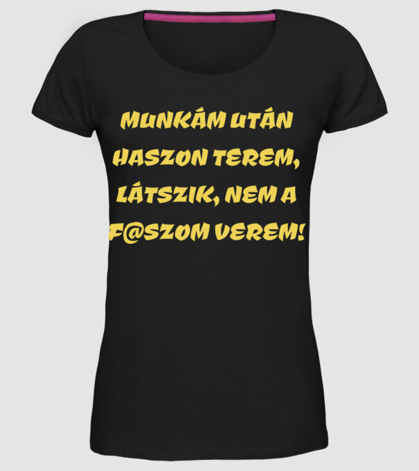  minta fekete pólón