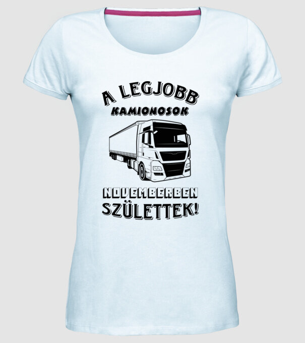  minta világoskék pólón