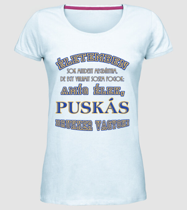  minta világoskék pólón