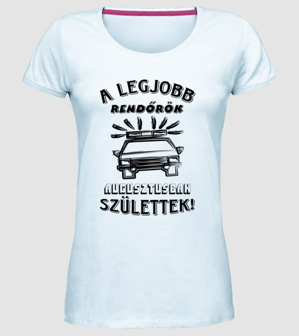  minta világoskék pólón