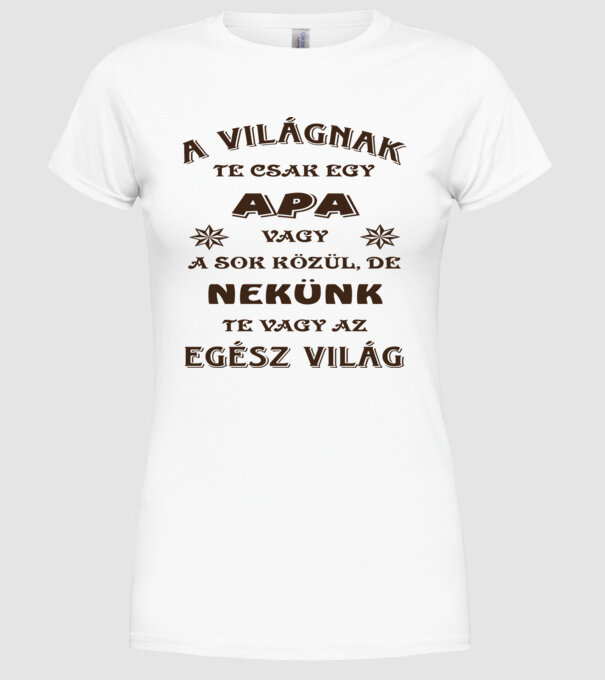  minta fehér pólón